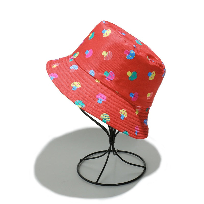 Fullprint Summer Cotton Materials Bob Hat Bucket Hats