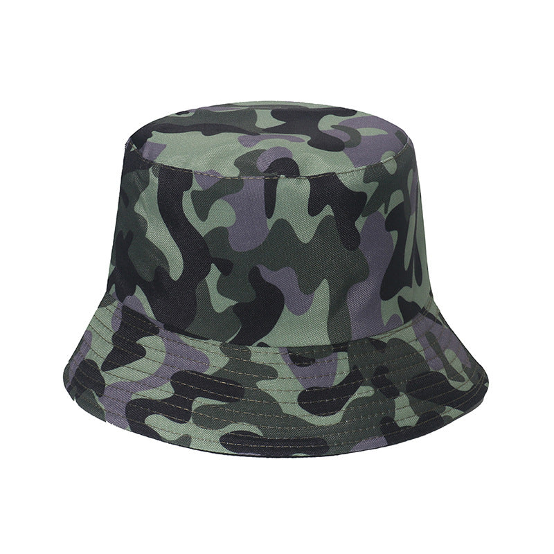 Outdoor camping cotton camouflage bucket hat