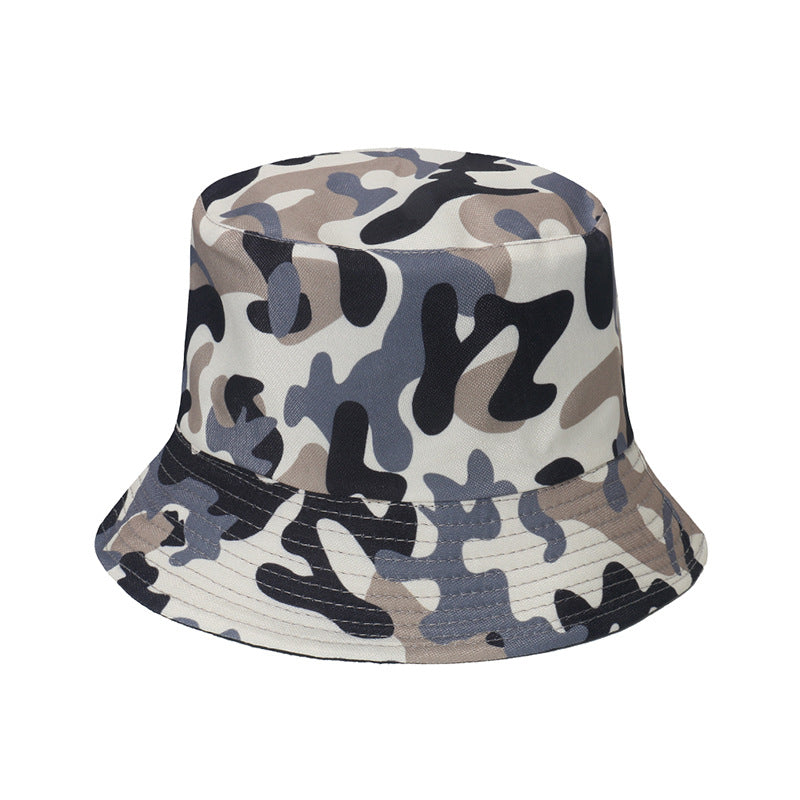 Outdoor camping cotton camouflage bucket hat