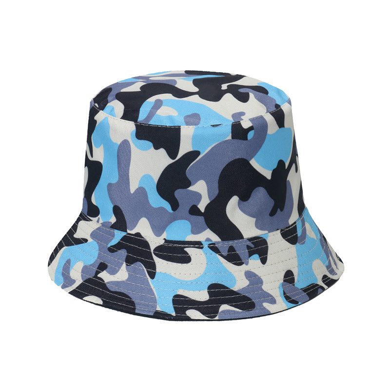 Outdoor camping cotton camouflage bucket hat