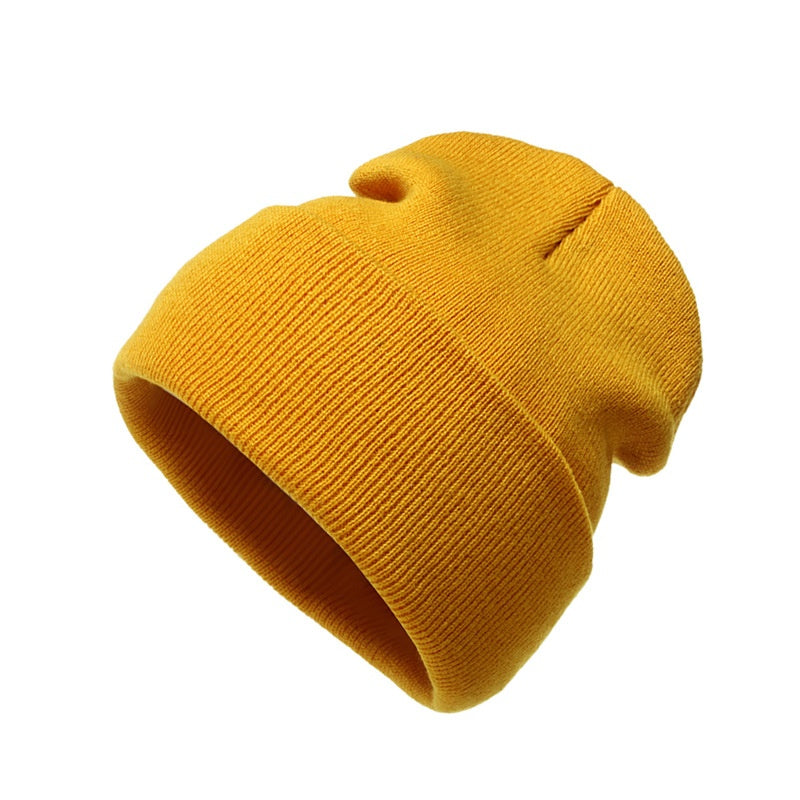 Multi-color type soft winter beanie hats