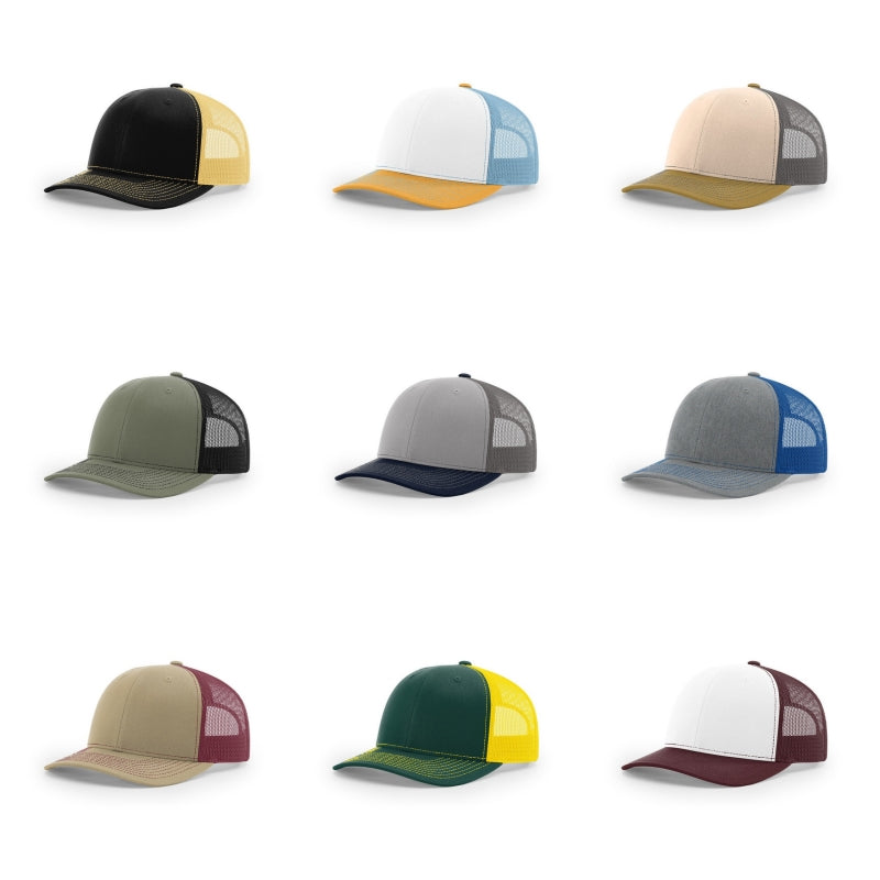 Custom Logo Brand Trucker Hats With Multicolor