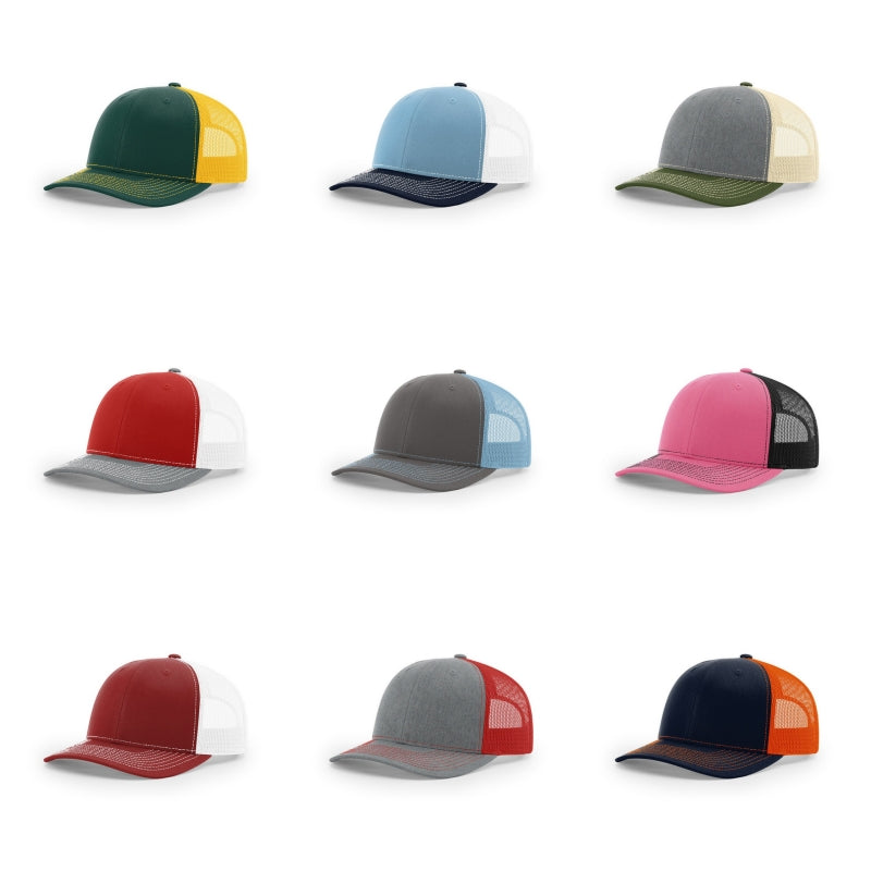 Cotton Material Embroidery Logo Trucker Hats