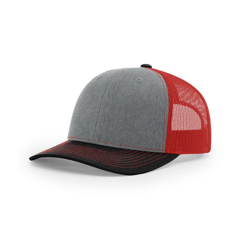Double color breathable trucker hats with custom brand