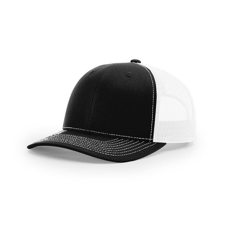 Double color breathable trucker hats with custom brand