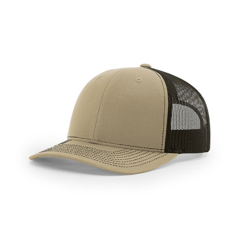 Double color breathable trucker hats with custom brand