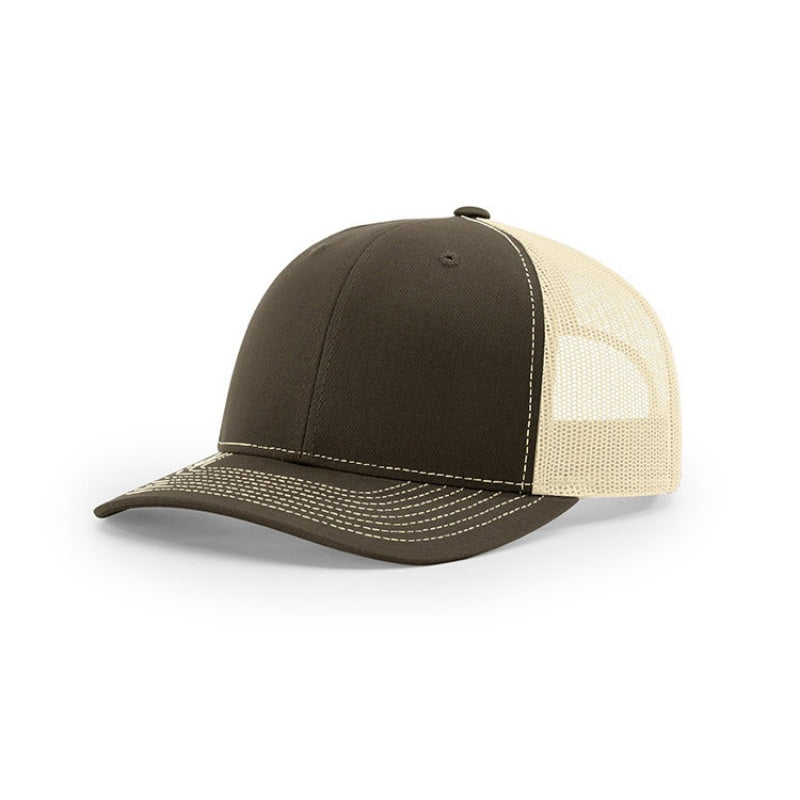 Double color breathable trucker hats with custom brand