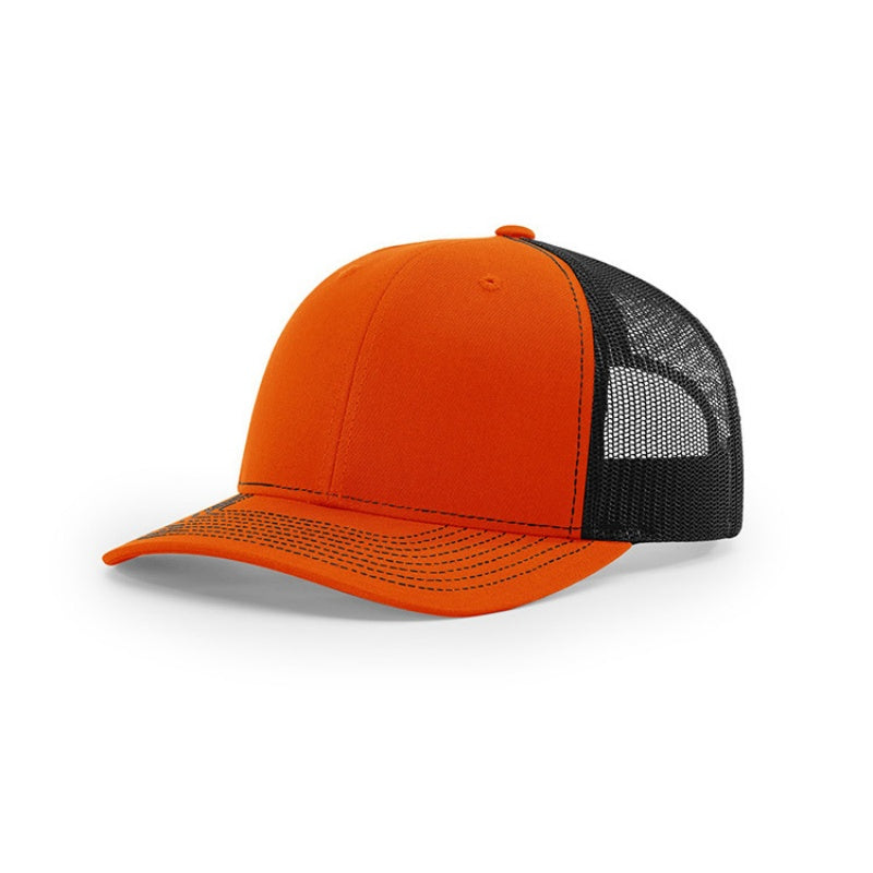 Double color breathable trucker hats with custom brand