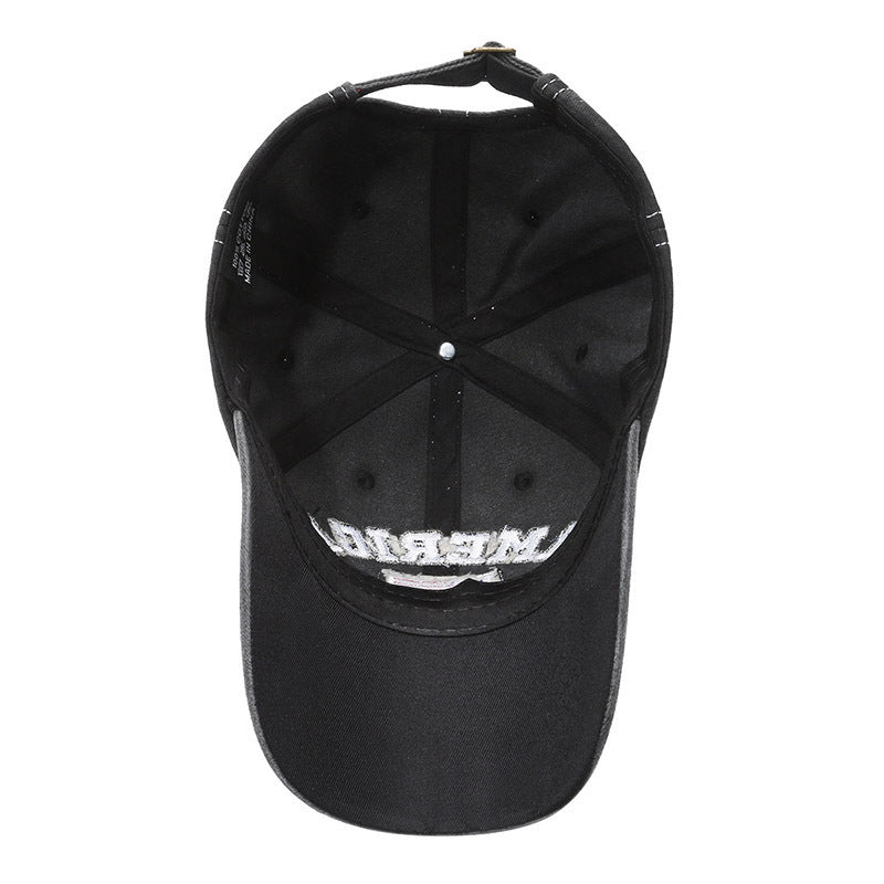 America Word Pattern Baseball Cap