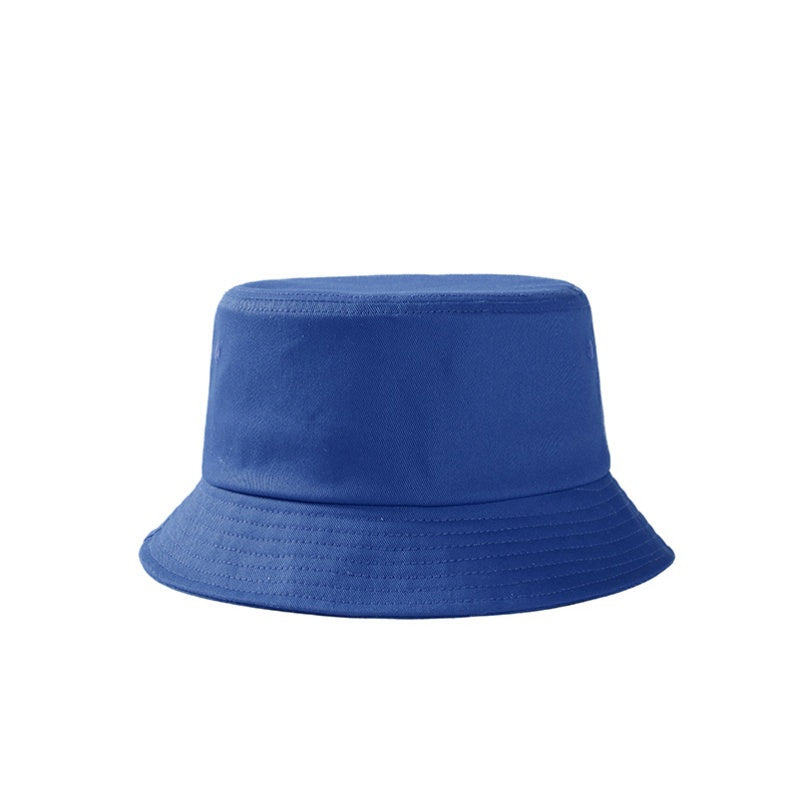 Custom Logo Pure Color Cotton Materials Bucket Hats