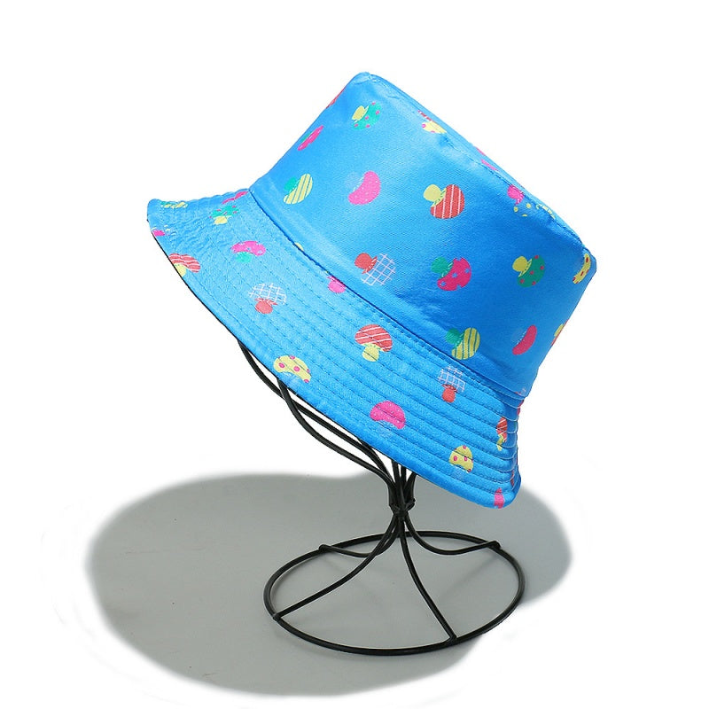 Fullprint Summer Cotton Materials Bob Hat Bucket Hats