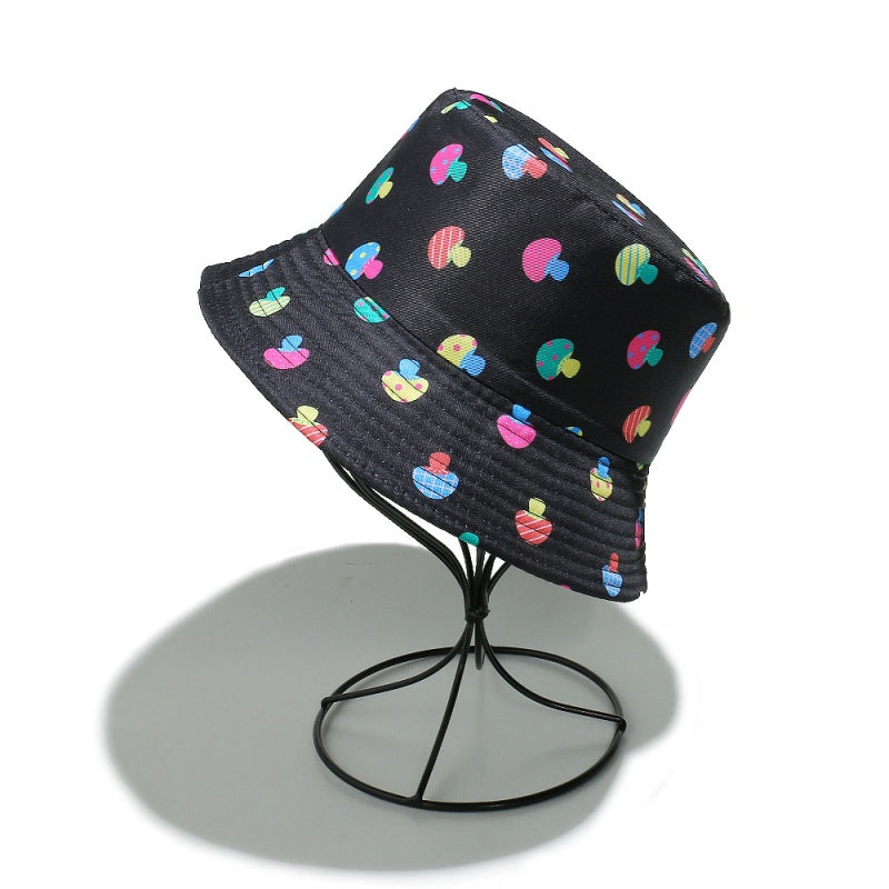 Fullprint Summer Cotton Materials Bob Hat Bucket Hats