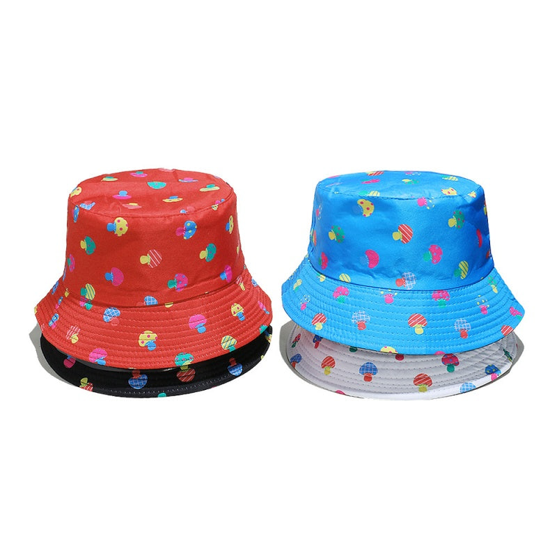 Fullprint Summer Cotton Materials Bob Hat Bucket Hats