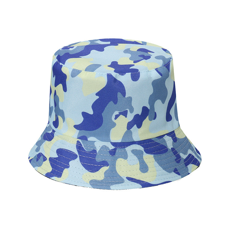 Outdoor camping cotton camouflage bucket hat