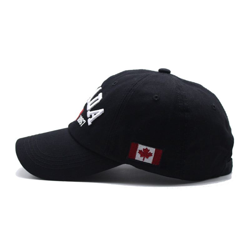 Canada Word Pattern Baseball Cap
