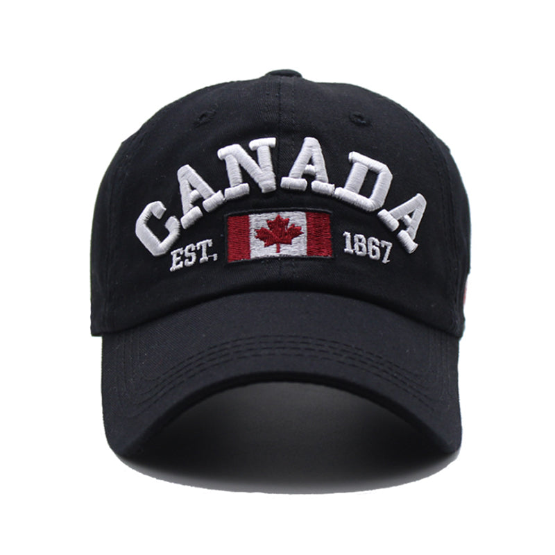 Canada Word Pattern Baseball Cap