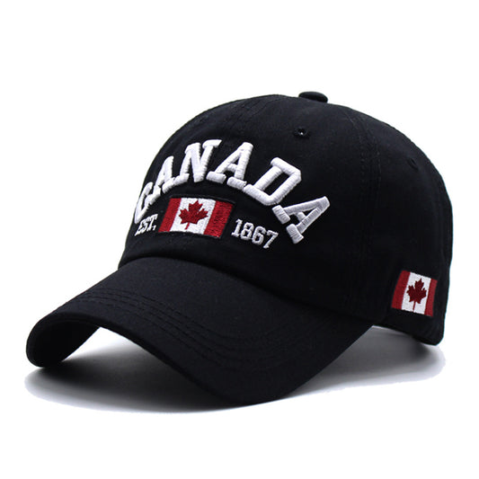 Canada Word Pattern Baseball Cap