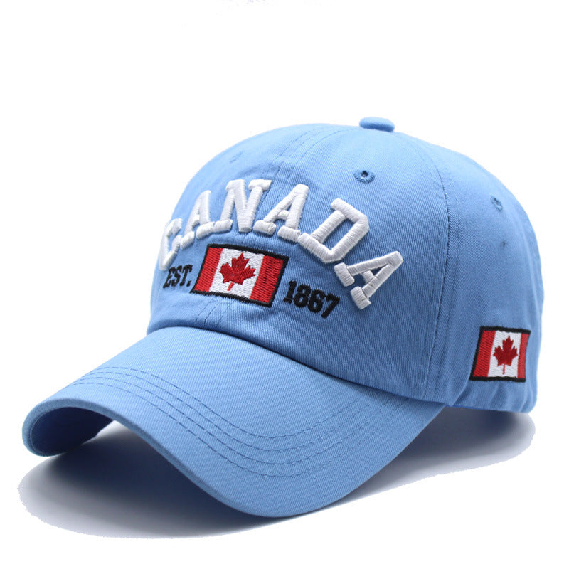 Canada Word Pattern Baseball Cap