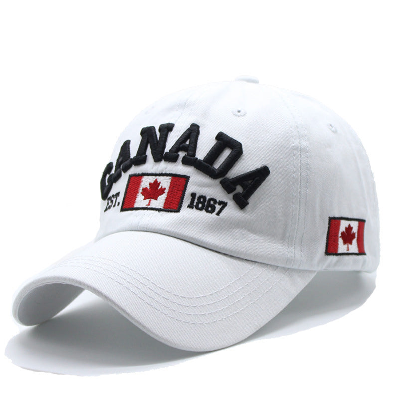 Canada Word Pattern Baseball Cap