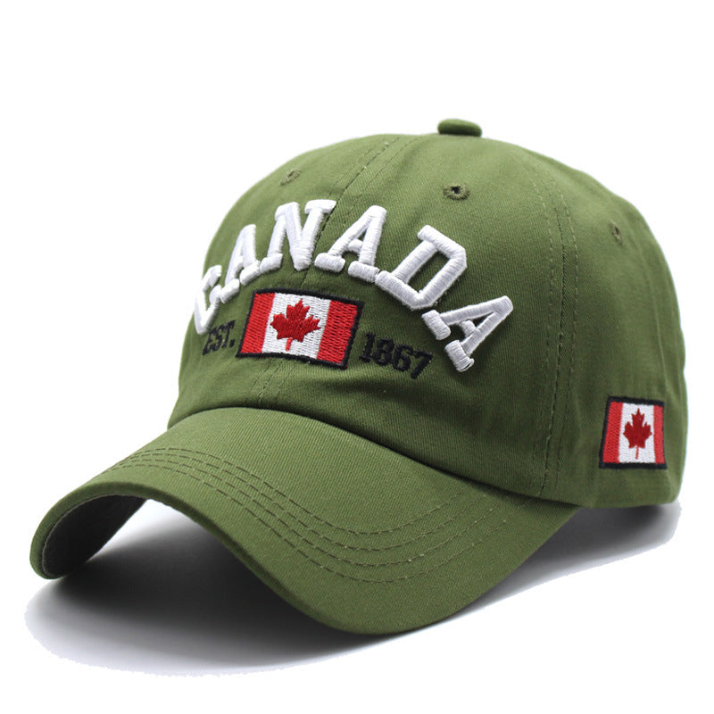 Canada Word Pattern Baseball Cap