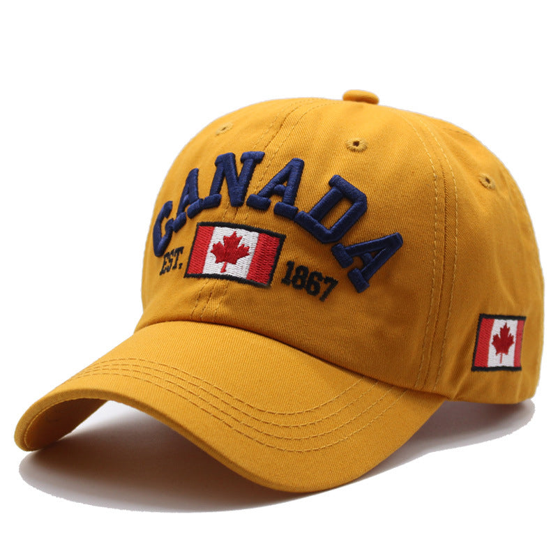 Canada Word Pattern Baseball Cap