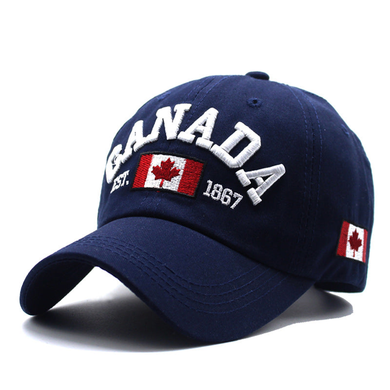Canada Word Pattern Baseball Cap
