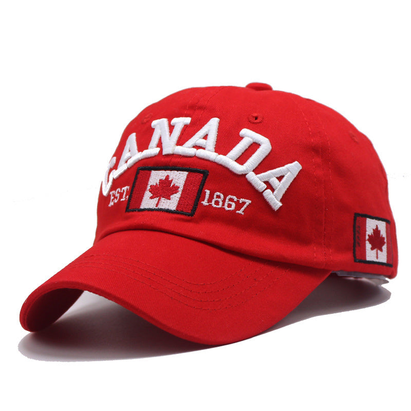 Canada Word Pattern Baseball Cap