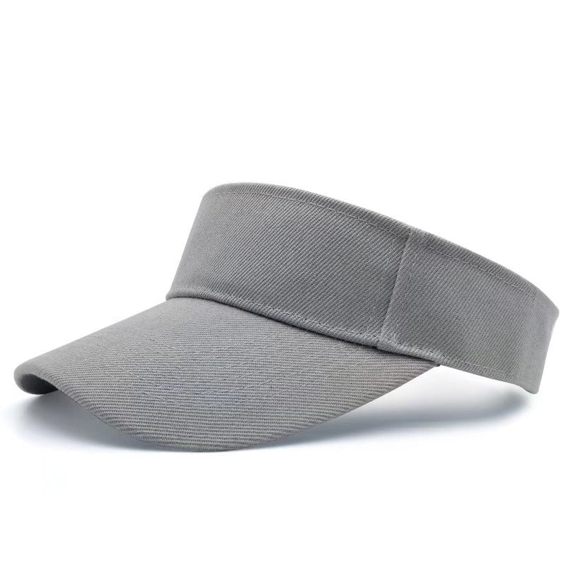 Cotton materials sun visor hats with multicolor