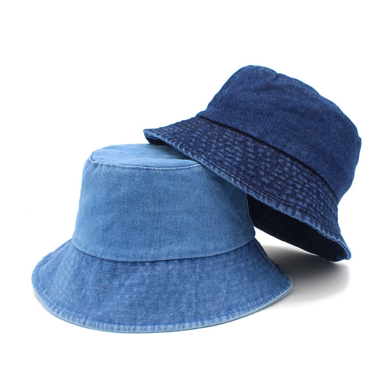 Denim material cotton bucket hats fashion outdoor hat