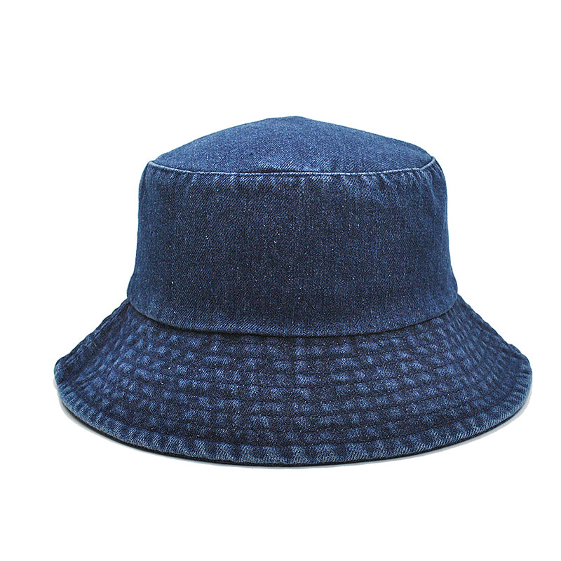 Denim material cotton bucket hats fashion outdoor hat