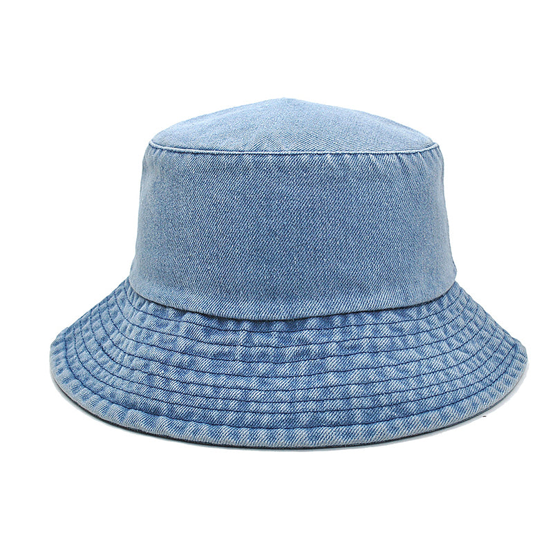 Denim material cotton bucket hats fashion outdoor hat