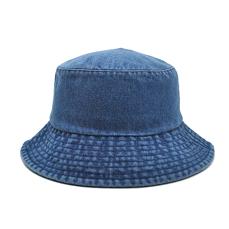 Denim material cotton bucket hats fashion outdoor hat