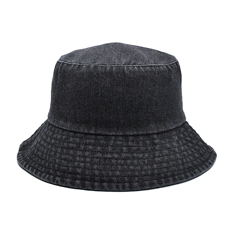 Denim material cotton bucket hats fashion outdoor hat