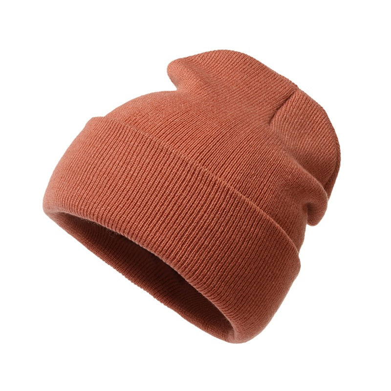 Multi-color type soft winter beanie hats