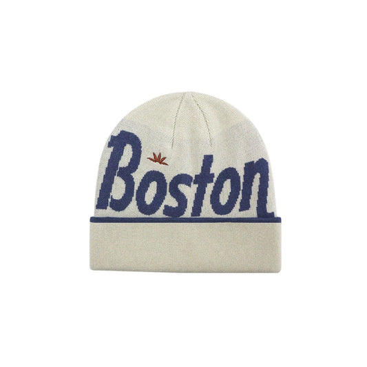 Jacquard-patterned knit hat
