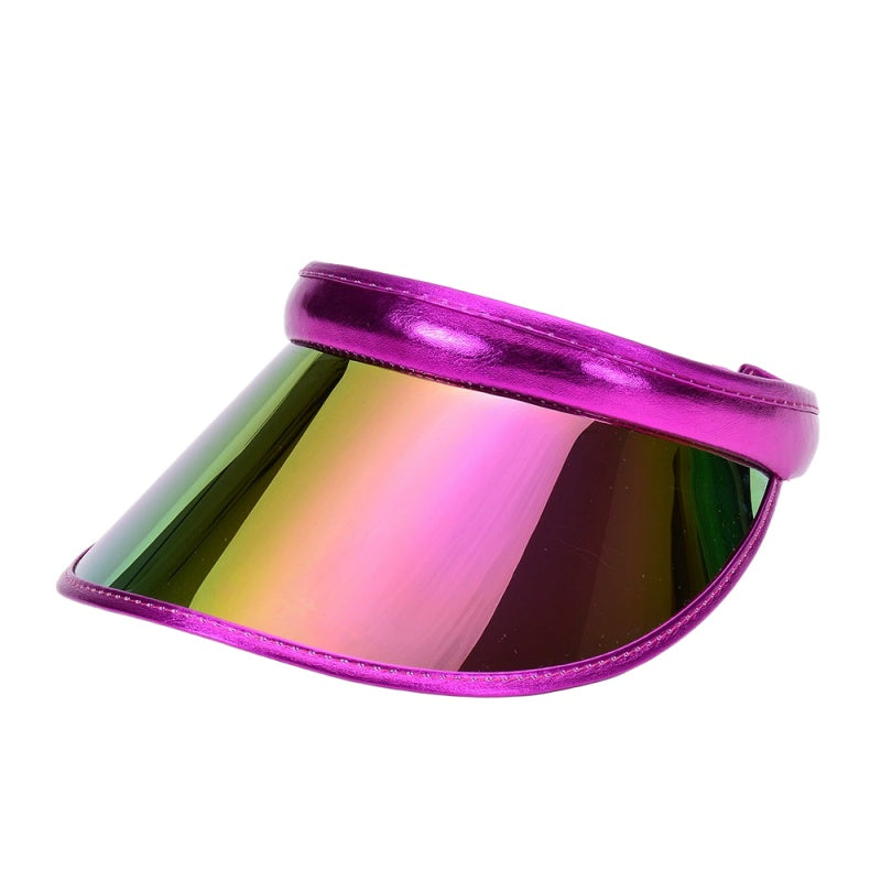 Fashion UV protection Plastic Brim Beach Sun Visor Hat