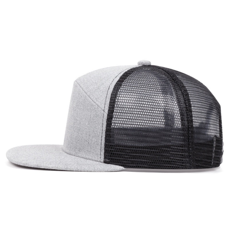 Hiphop Snapback Caps With Breathable Mesh