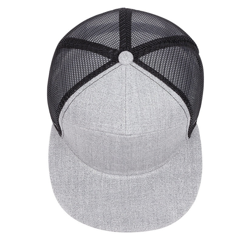 Hiphop Snapback Caps With Breathable Mesh