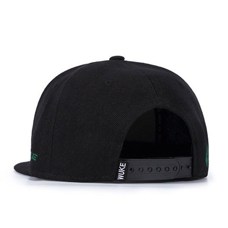 3D Embroidery Leaves Snapback Cap