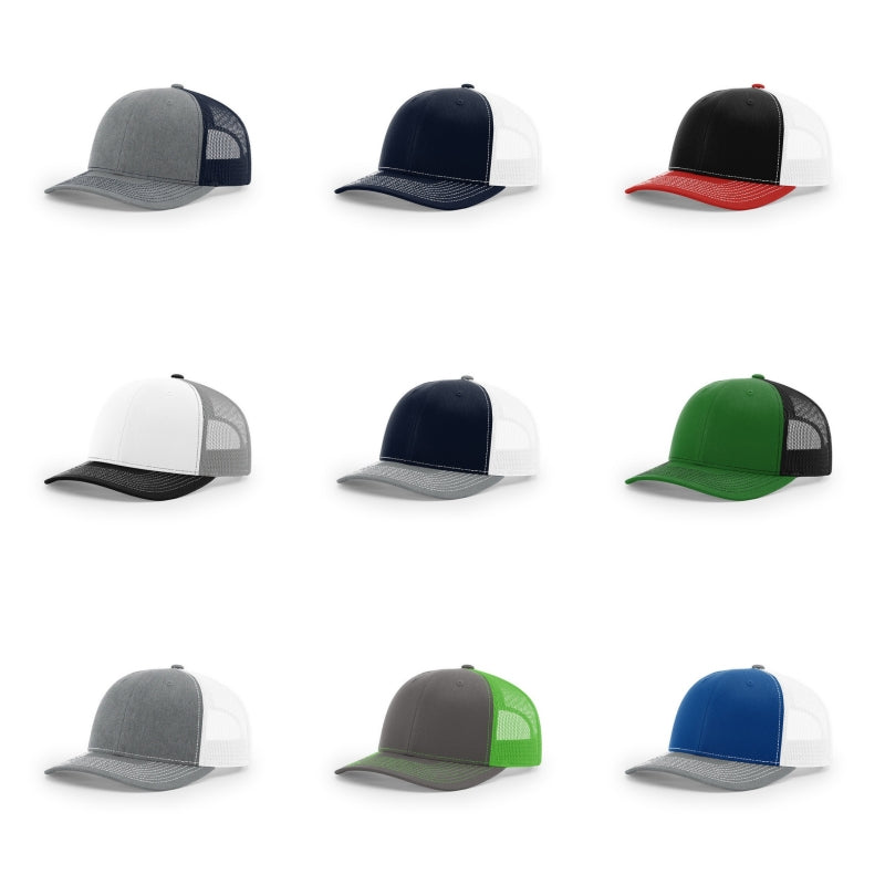 Cotton Material Embroidery Logo Trucker Hats