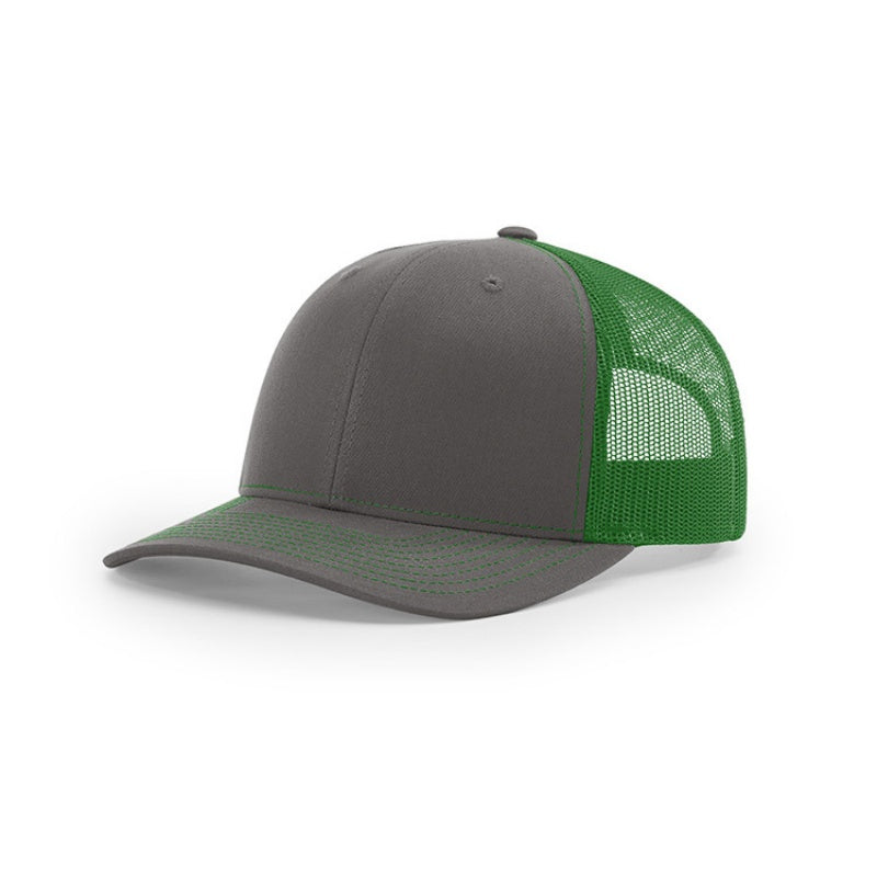 Double color breathable trucker hats with custom brand
