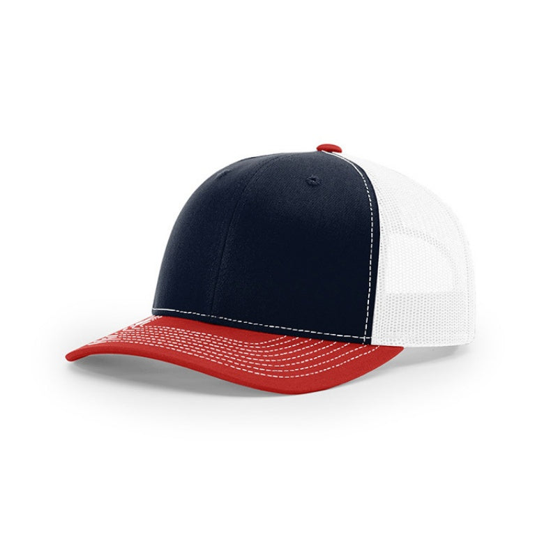 Double color breathable trucker hats with custom brand