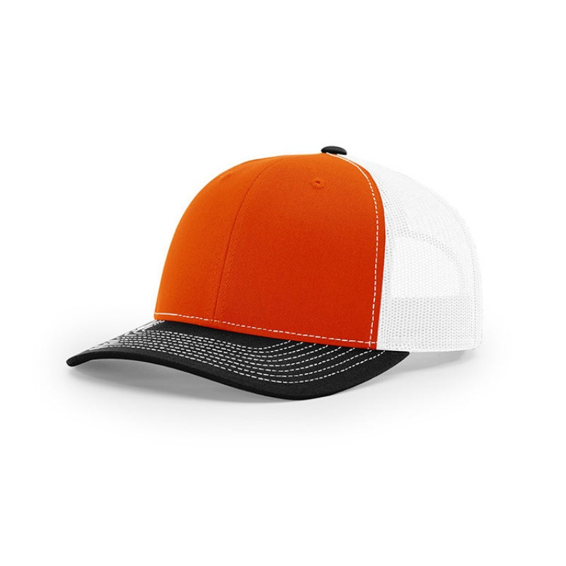 Double color breathable trucker hats with custom brand