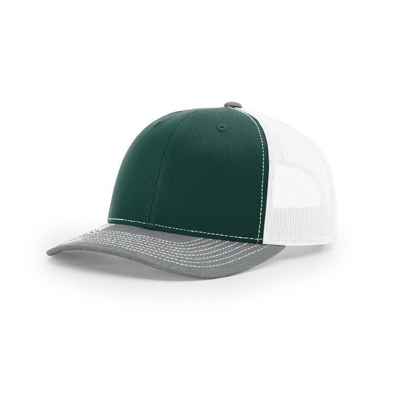 Double color breathable trucker hats with custom brand