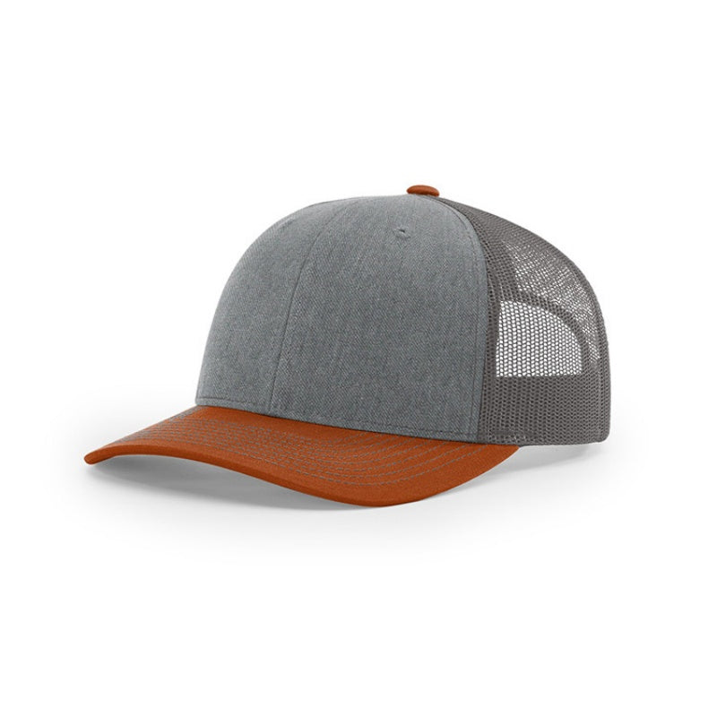 Double color breathable trucker hats with custom brand