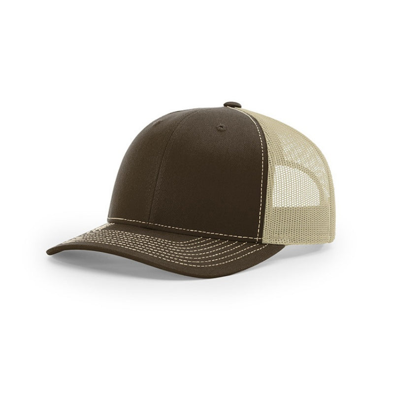 Double color breathable trucker hats with custom brand