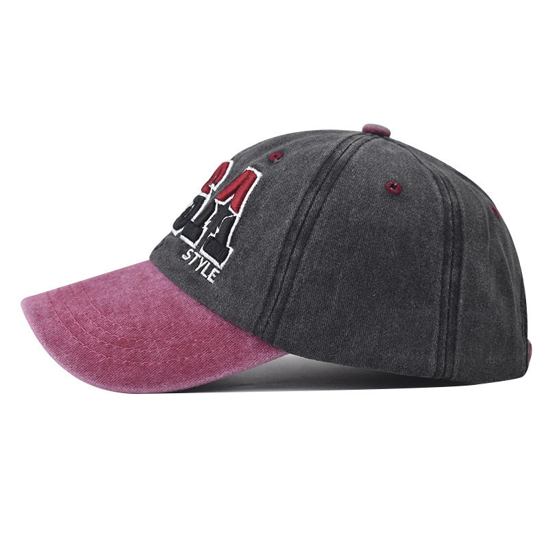 USA Word Pattern Cotton Baseball Cap